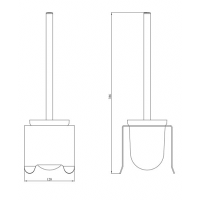Szczotka 319B - wymiary